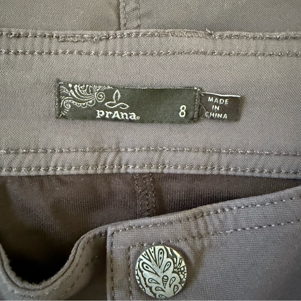 prAna Halle Skort Women’s 8 Moonrock Gray Stretch Hiking Skirt - Picture 6 of 11